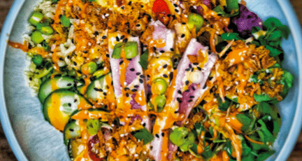Seared Tuna Poke Bowl - Craft & Spiced Rum Box
