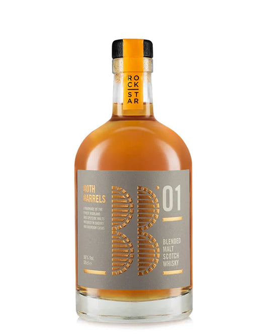 Rockstar Both Barrels Cask Strength Malt Whisky 56% | 50cl - Craft & Spiced Rum Box