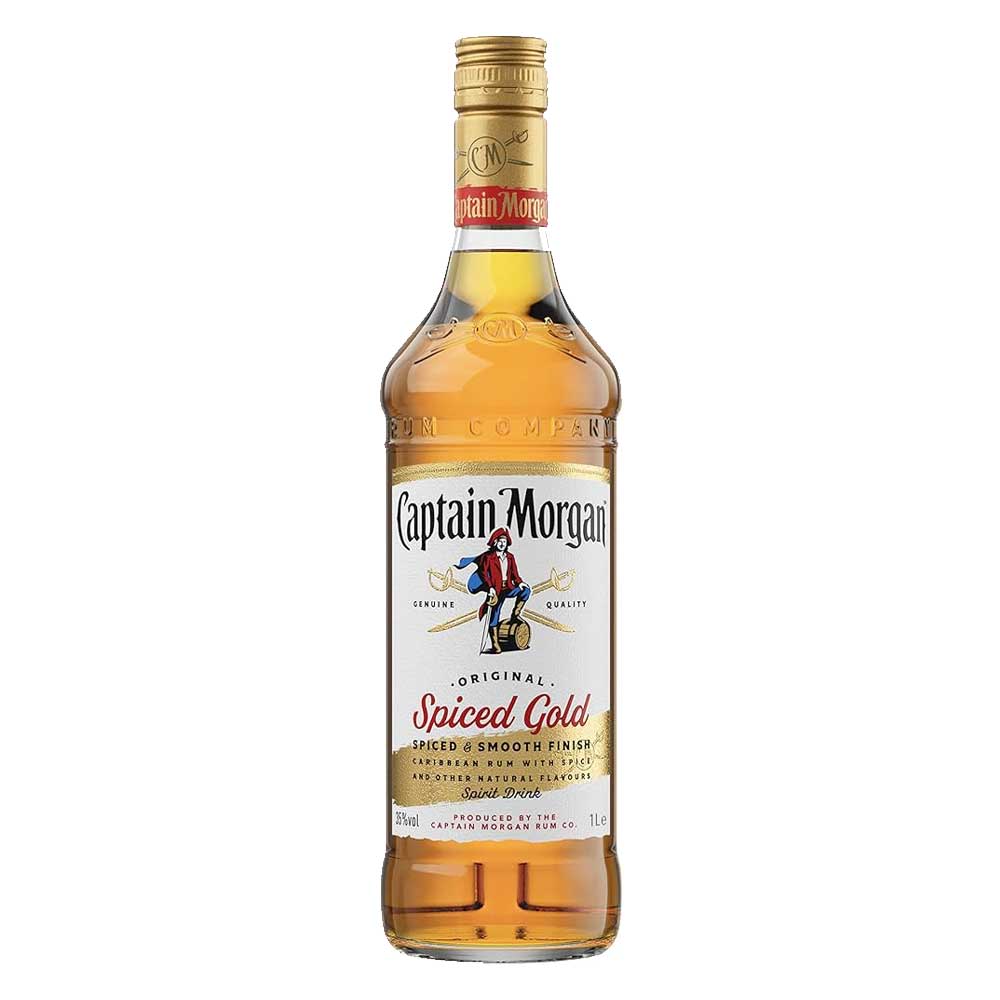 Captain Morgan Original Spiced Gold Rum 70cl 35% - Craft & Spiced Rum Box