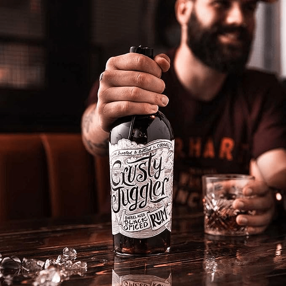 Crusty Juggler Black Spiced Rum - Craft & Spiced Rum Box