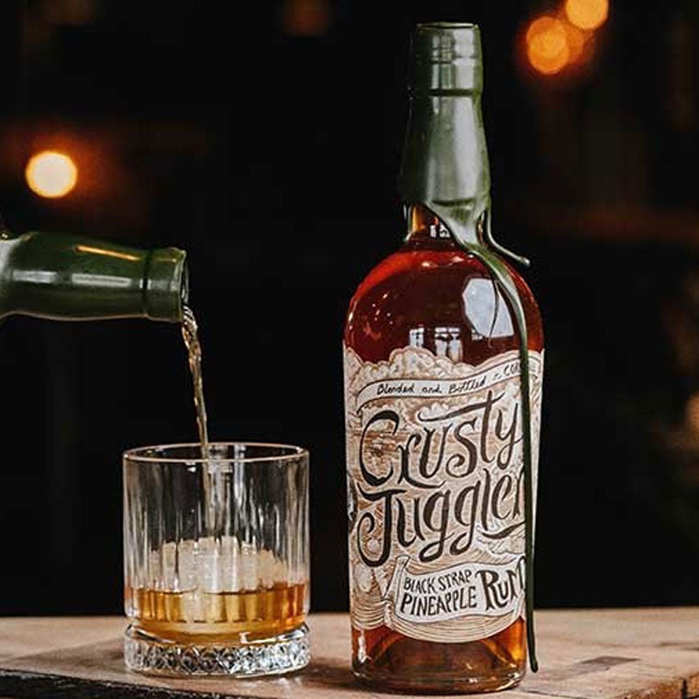 Crusty Juggler Black Strap Pineapple Rum - Craft & Spiced Rum Box