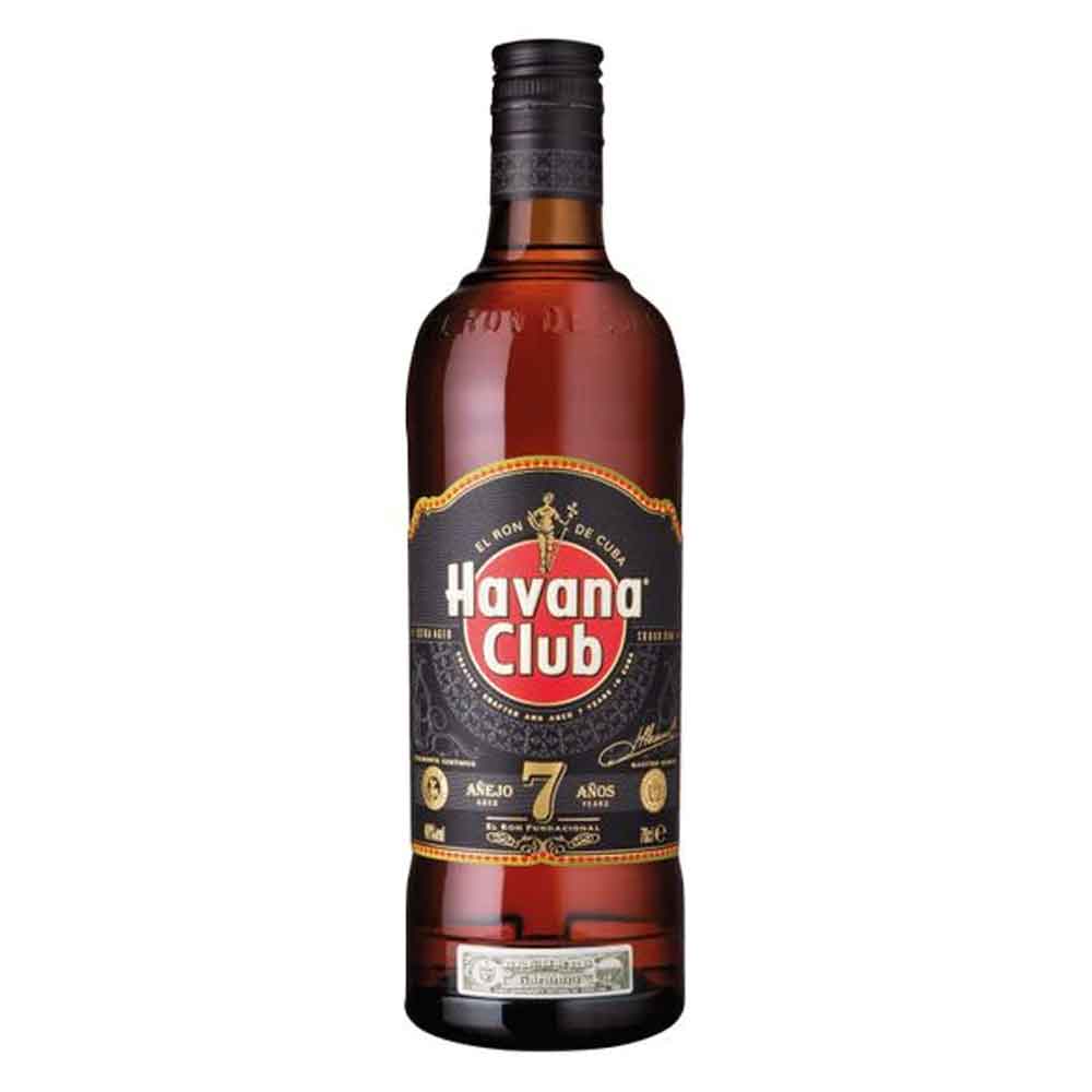 Havana Club Anejo 7 Year Old Dark Rum 70cl 40% - Craft & Spiced Rum Box