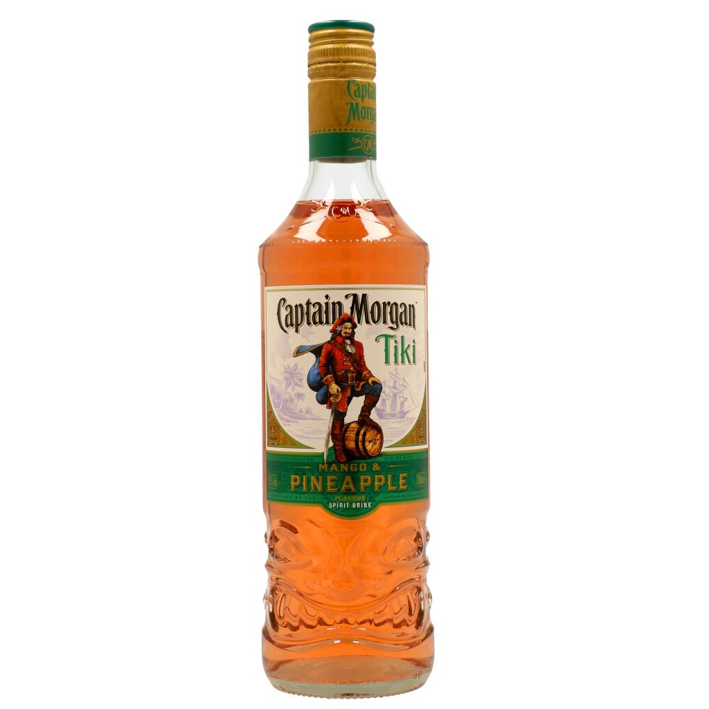 Captain Morgan Tiki Mango & Pineapple Spiced Rum 70cl 25% - Craft & Spiced Rum Box