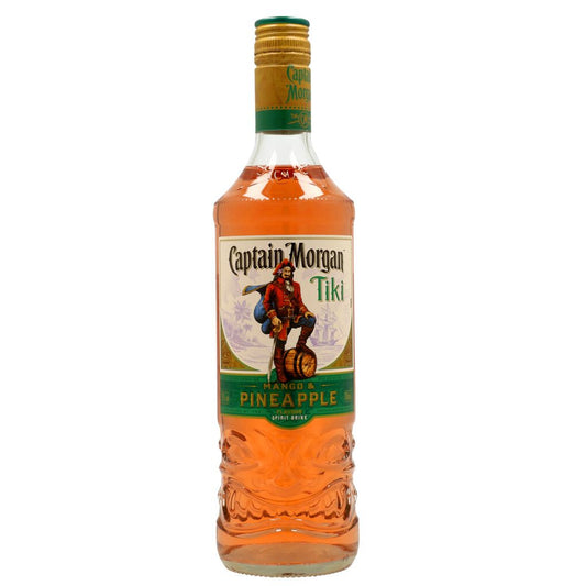 Captain Morgan Tiki Mango & Pineapple Spiced Rum 70cl 25% - Craft & Spiced Rum Box