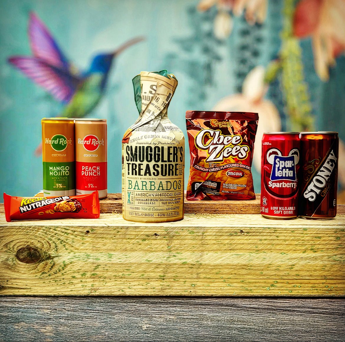 January's Craft Rum Box - Smuggler's Treasure Barbados 40% - Craft & Spiced Rum Box