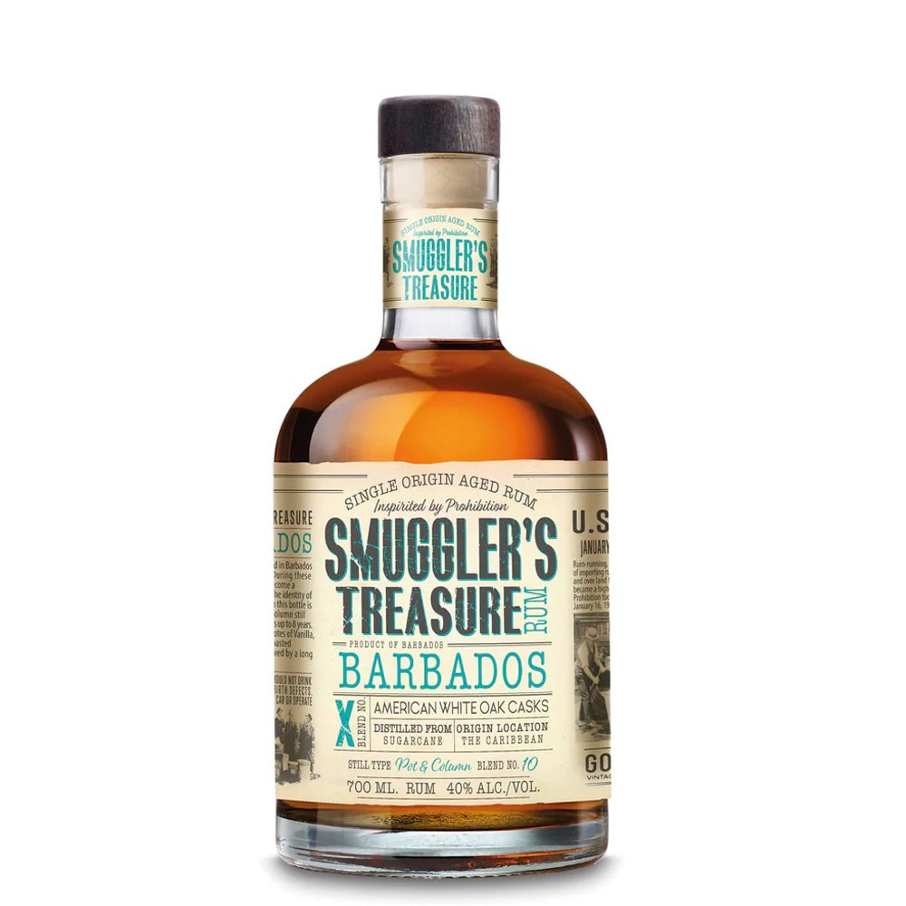 Smuggler's Treasure - Barbados Rum - Craft & Spiced Rum Box