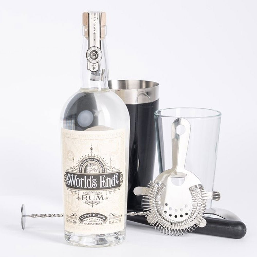 World's End Light Blend White Rum - Craft & Spiced Rum Box