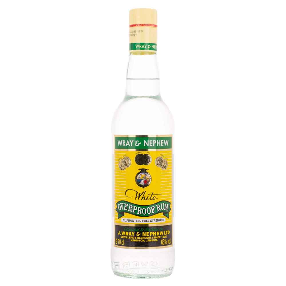 Wray & Nephew Overproof Rum 70cl 63% - Craft & Spiced Rum Box