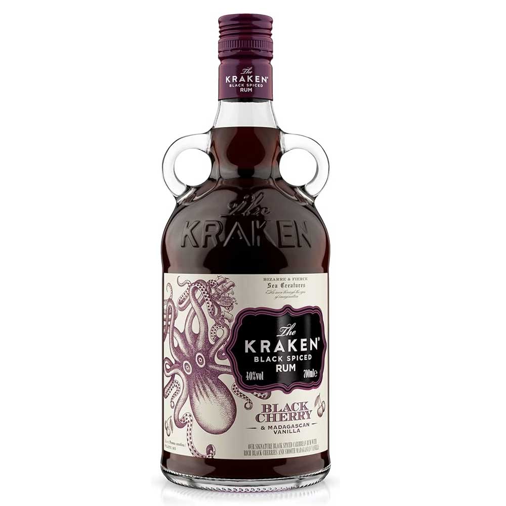 Kraken Black Spiced Rum Black Cherry & Vanilla - Craft & Spiced Rum Box