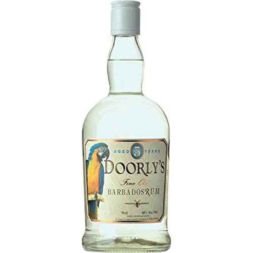Doorly's 3yo White Barbados Rum, 70 cl - Craft & Spiced Rum Box