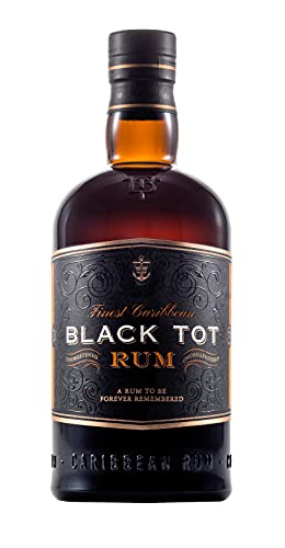 Black Tot Finest Caribbean Blended Rum - Guyana, Barbados, Jamaica, 70cl, 46.2% & Diplomático Reserva Exclusiva Rum, 70 cl, 40 percent - Craft & Spiced Rum Box