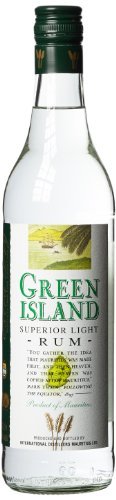 Green Island Superior Light Rum, 70 cl - Craft & Spiced Rum Box