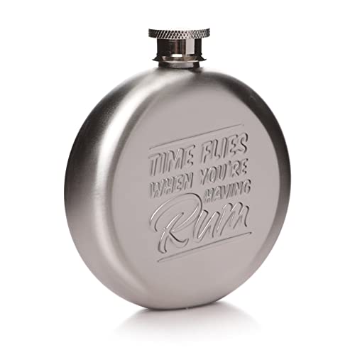 Books - Book & Gift Sets - Rum Mini Book & Hip Flask Gift Set - Craft & Spiced Rum Box