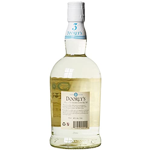 Doorly's 3yo White Barbados Rum, 70 cl - Craft & Spiced Rum Box