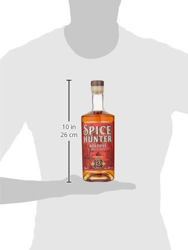 Spice Hunter the boldest Spiced Rum in the World 70cl, 38% ABV, Rum Deal of the Day, Ginger, Cloves, Nutmeg and Spiced Flavour - Craft & Spiced Rum Box