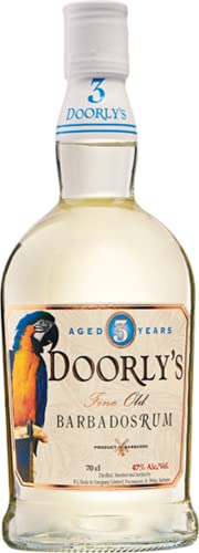 Foursquare Distillery Doorly's 3yo White Rum 47%, 70 cl - Craft & Spiced Rum Box