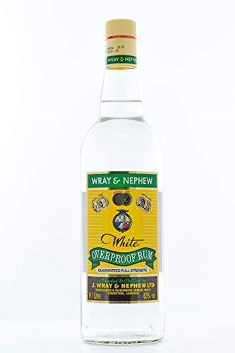 Wray and Nephew Rum 100 cl, 63% ABV - White Overproof Jamaica Rum & Appleton Estate Signature Jamaica Rum, 70cl - Craft & Spiced Rum Box