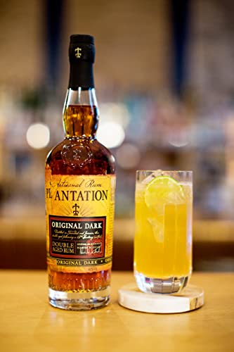 Plantation - 3 Stars White Rum 70cl, 41.2% ABV, Barbados, Jamaica & Trinidad & Original Dark Rum 70cl, 40% ABV, Barbados & Jamaica - Craft & Spiced Rum Box