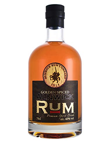 Alnwick Rum Golden Spiced Rum, 70 cl & The Legendary Dark Rum, 70 cl - Craft & Spiced Rum Box