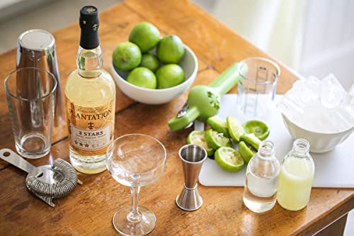 Plantation - 3 Stars White Rum 70cl, 41.2% ABV, Barbados, Jamaica & Trinidad & Original Dark Rum 70cl, 40% ABV, Barbados & Jamaica - Craft & Spiced Rum Box