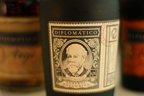 Diplomático Reserva Exclusiva Rum, 70 cl, 40 Percent - Craft & Spiced Rum Box