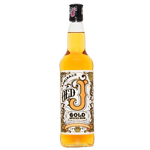 Old J Gold Spiced Rum 70cl & Rum 70cl - Craft & Spiced Rum Box