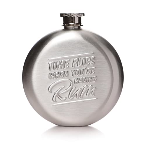 Books - Book & Gift Sets - Rum Mini Book & Hip Flask Gift Set - Craft & Spiced Rum Box