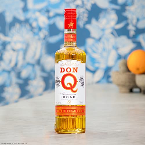 Don Q Gold Rum 70cl - Craft & Spiced Rum Box