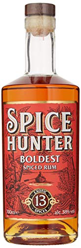 Spice Hunter the boldest Spiced Rum in the World 70cl, 38% ABV, Rum Deal of the Day, Ginger, Cloves, Nutmeg and Spiced Flavour - Craft & Spiced Rum Box