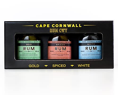 Cape Cornwall Rum Gift Set - Craft & Spiced Rum Box