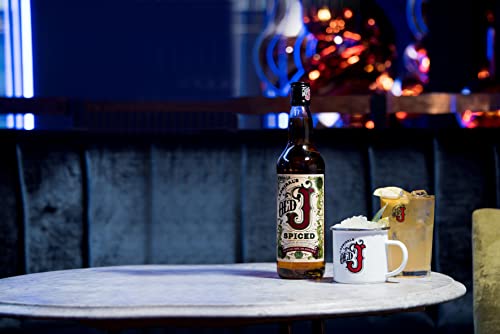 Old J Gold Spiced Rum 70cl & Rum 70cl - Craft & Spiced Rum Box