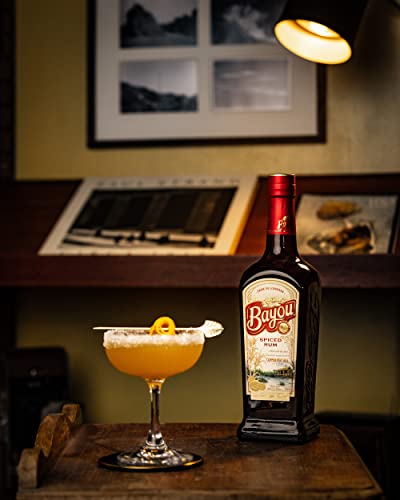 Bayou Spiced Rum, Made in Louisiana, Handcrafted, Pot - distilled and Gluten Free, 40 Percent ABV, 70 cl - Craft & Spiced Rum Box