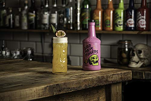 Dead Man's Fingers Passion Fruit Rum, 70 cl (Pack of 1) - Craft & Spiced Rum Box