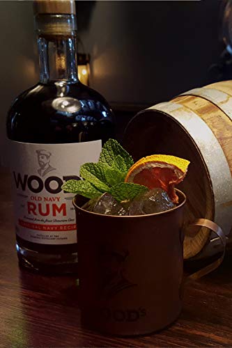 Wood's Old Navy Rum, 70cl - Craft & Spiced Rum Box