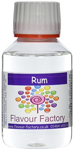 Flavour Factory Intense Food Flavouring, Rum, 100 ml - Craft & Spiced Rum Box