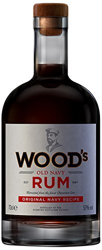 Woods 100 Old Navy Rum, 70 cl - Craft & Spiced Rum Box
