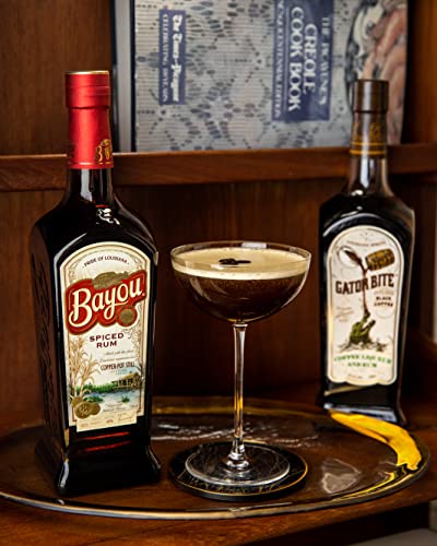 Bayou Spiced Rum, Made in Louisiana, Handcrafted, Pot - distilled and Gluten Free, 40 Percent ABV, 70 cl - Craft & Spiced Rum Box