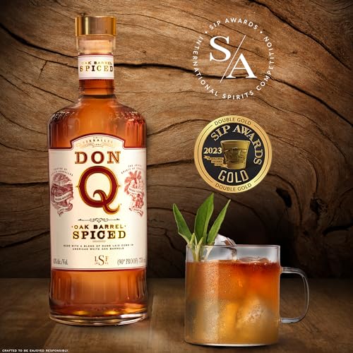 Don Q Oak Barrel Spiced Rum, 70 cl - Craft & Spiced Rum Box