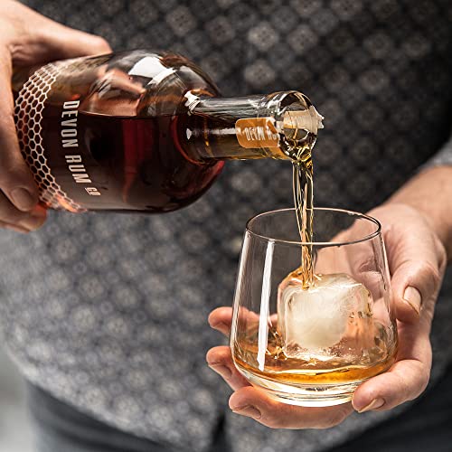 Devon Rum Co. Honey Spiced Rum | Hand - Crafted with Exotic Caribbean Rums, Fresh Devon Honey, Subtle Spices and Citrus | 37.5% ABV | 70cl - Craft & Spiced Rum Box