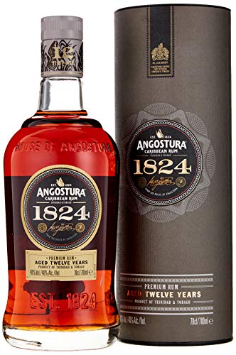 Angostura 1824 Rum, 70 cl - Craft & Spiced Rum Box