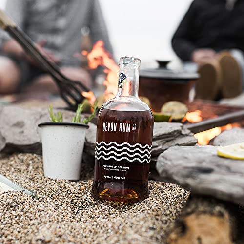 Devon Rum Co. Premium Spiced Rum | Hand - Crafted with Exotic Caribbean Rums, Aromatic Spices and Fresh Citrus | 40% ABV | 70cl - Craft & Spiced Rum Box