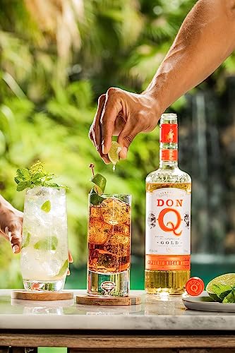 Don Q Gold Rum 70cl - Craft & Spiced Rum Box