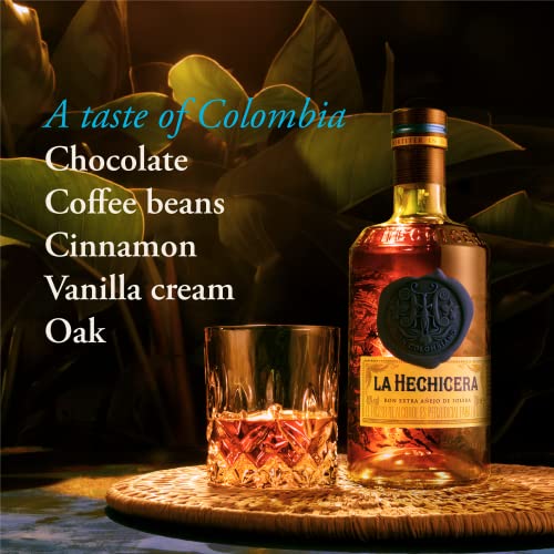 La Hechicera Reserva Familiar Rum, 70cl with Gift Box - Craft & Spiced Rum Box