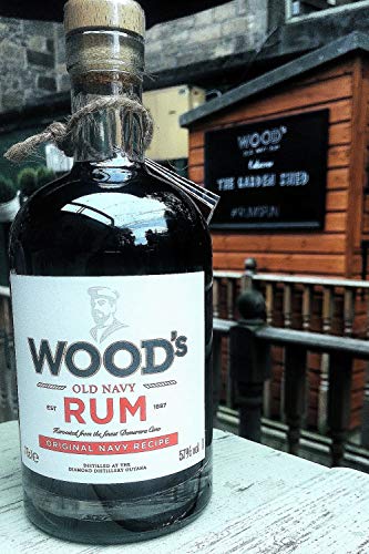Woods Old Navy Rum, 70 cl - Craft & Spiced Rum Box