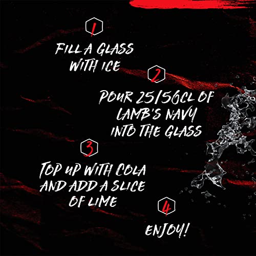 Lamb's Navy Dark Rum, 70cl - Craft & Spiced Rum Box