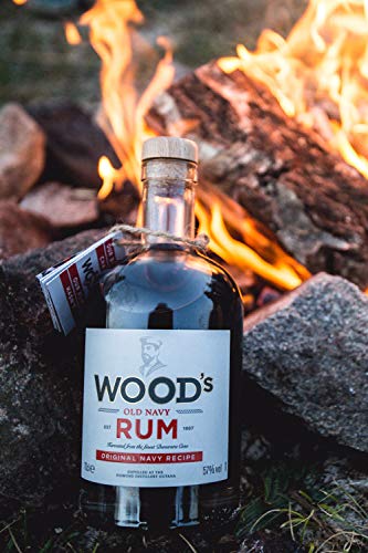 Wood's Old Navy Rum, 70cl - Craft & Spiced Rum Box