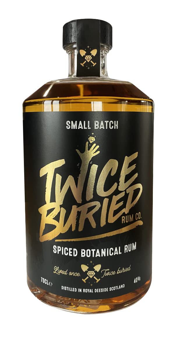 Twice Buried - 70cl Spiced Botanical Rum - Craft & Spiced Rum Box