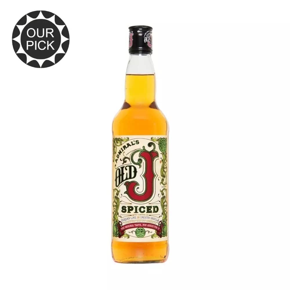 Old J Cherry Spiced Rum 70cl & Rum 70cl - Craft & Spiced Rum Box