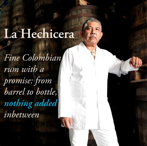 La Hechicera Reserva Familiar Rum, 70cl with Gift Box - Craft & Spiced Rum Box
