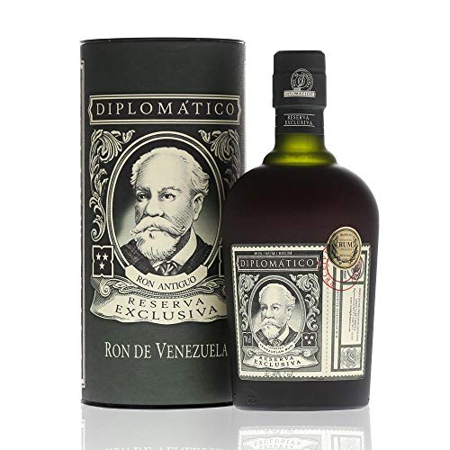 Diplomático Reserva Exclusiva Rum, 70 cl, 40 Percent - Craft & Spiced Rum Box